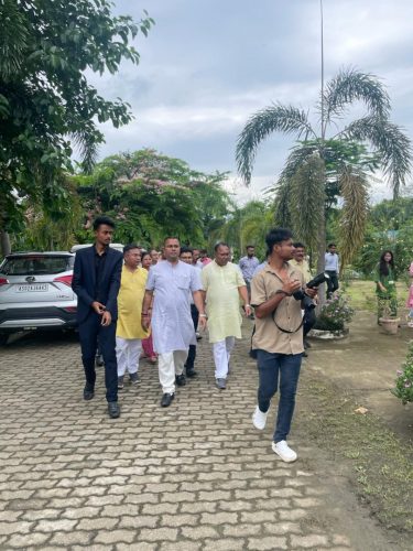Welcoming of Mr. Krishnendu Paul, Minister of Fisheries