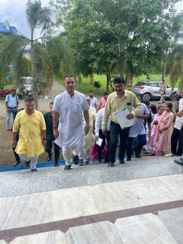 Welcoming of Mr. Krishnendu Paul, Minister of Fisheries